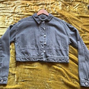 Urban Outfitters BDG Olive Green Cropped Jacket (S-P)